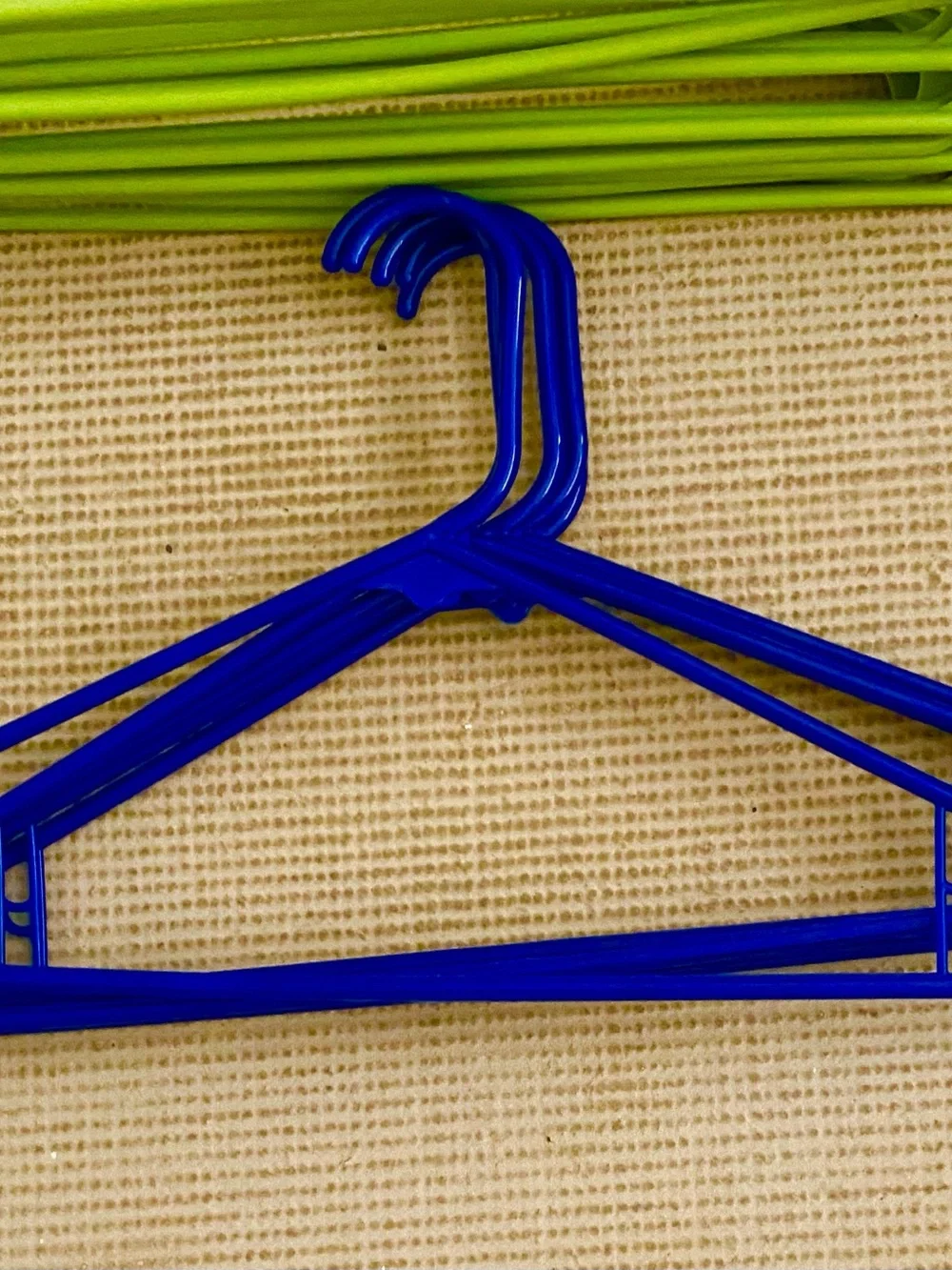 No Wire Hangers EVER! 45 + 1 Plastic Hangers. White,Green,Navy,Blue,Multicolors.
